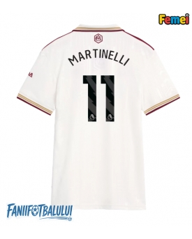 Arsenal Gabriel Martinelli #11 Tricou Fotbal Replică 2025-26 Femei Treilea